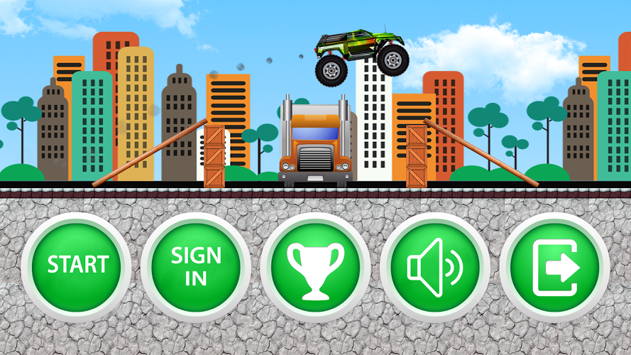 Monster Truck Race Car截图1