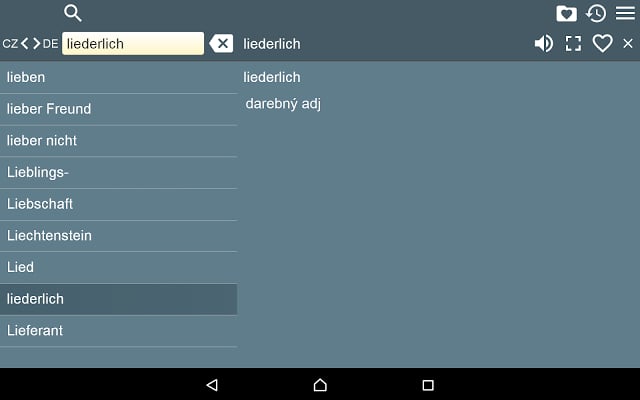 CZ-DE Dictionary Free截图8
