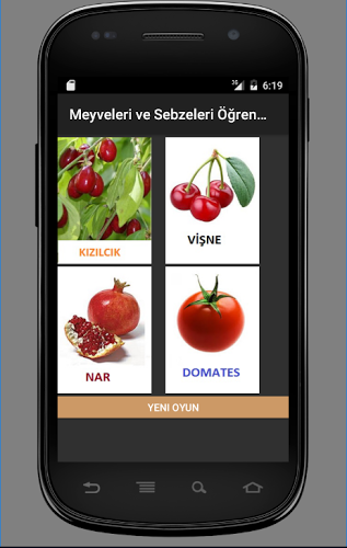 3 yaş eğitici oyun meyve sebze截图4