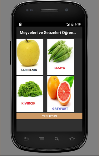 6 yaş eğitici oyun meyve sebze截图5