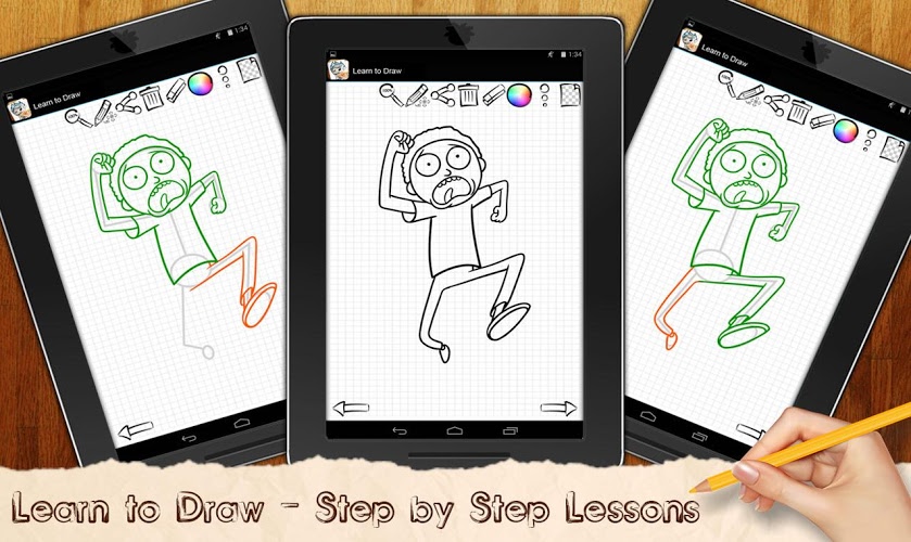 Learn to Draw Rick and Morty截图3