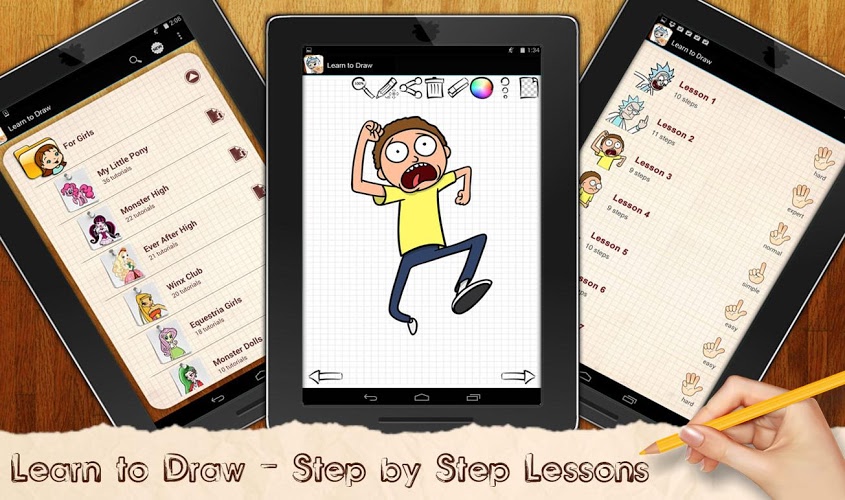 Learn to Draw Rick and Morty截图1