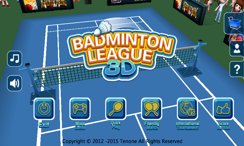 Badminton League 3D截图1