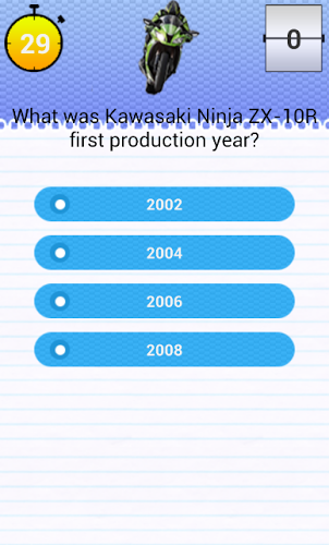 Quiz for Kawasaki ZX-10R Fans截图3