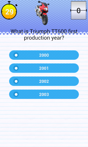 Quiz for Triumph TT600 Fans截图3