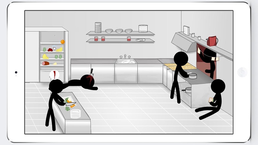 Stickman Death Kitchen截图1