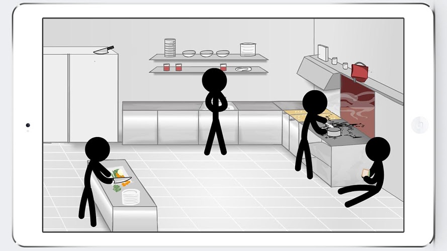 Stickman Death Kitchen截图4