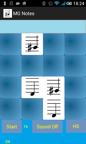 Memory Game Music Notes截图1