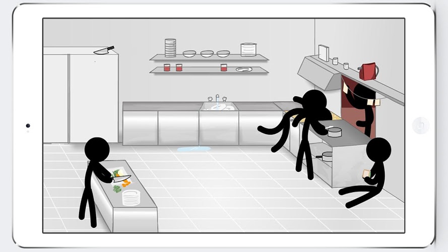 Stickman Death Kitchen截图2