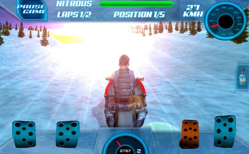 Snow Mobile Winter Racing King截图5