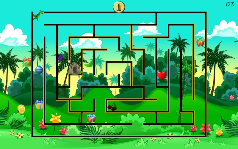 Dino Maze - Mazes for Kids截图2