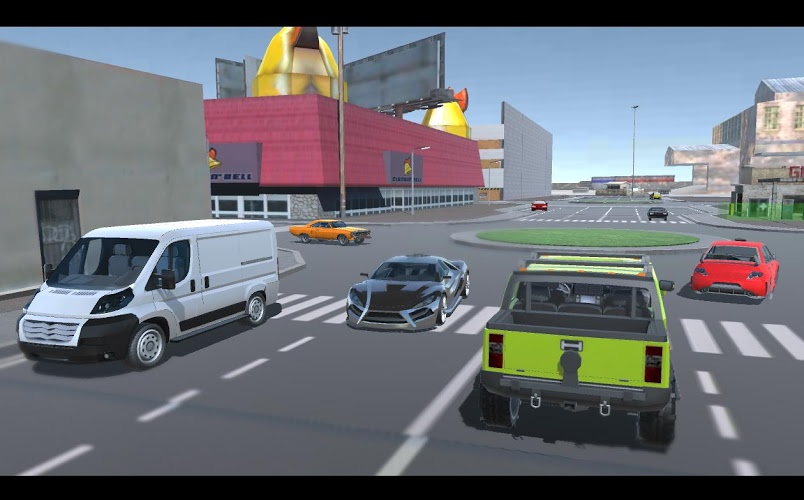 Mad Taxi Simulator Racing 2017截图5