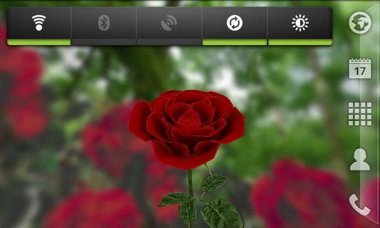 3D Rose Live Wallpaper Free截图3