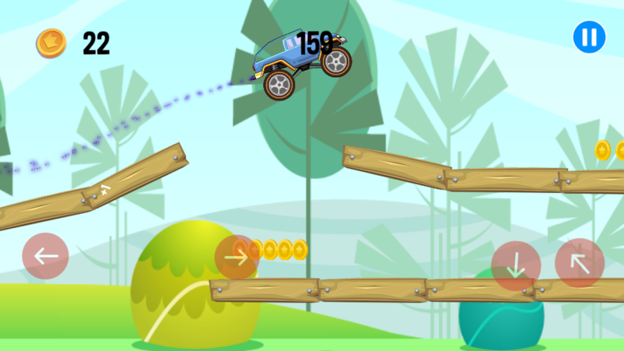 Monster Truck Hill Racing Game截图1