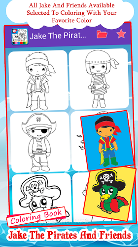 Jake The Pirates Coloring Book截图1