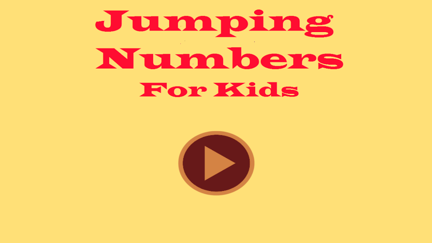 Jumping Numbers For Kids截图1