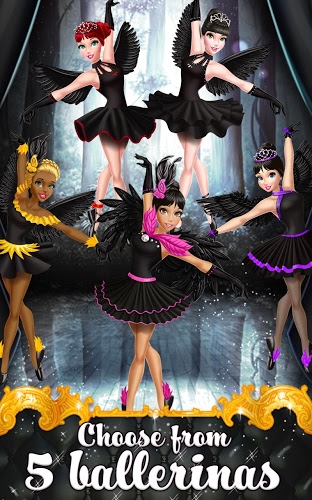 Black Swan Ballerina Dress Up截图4