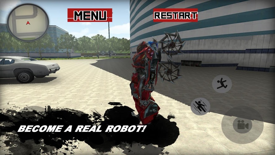 Flying Robot Ninja Battle 3D截图4