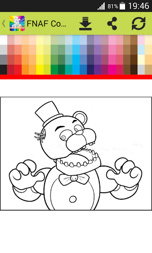 Coloring Pages Five Nights截图3