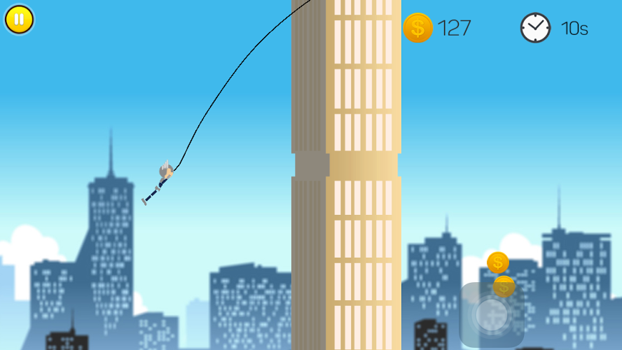 Stickman Avenger Rope Swing截图5