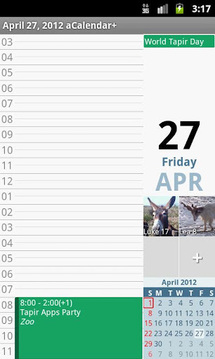 aCalendar+截图