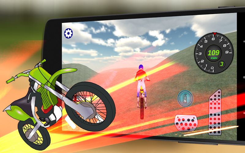 Offroad Dirt Motorbike 3D Race截图3