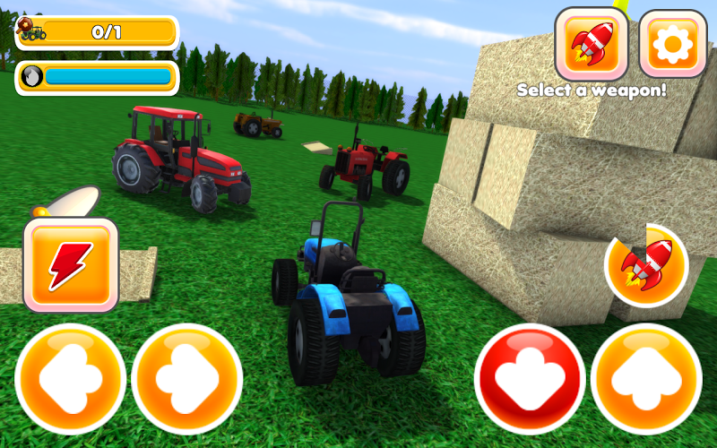 Toy Farming Tractor Battles 3D截图3