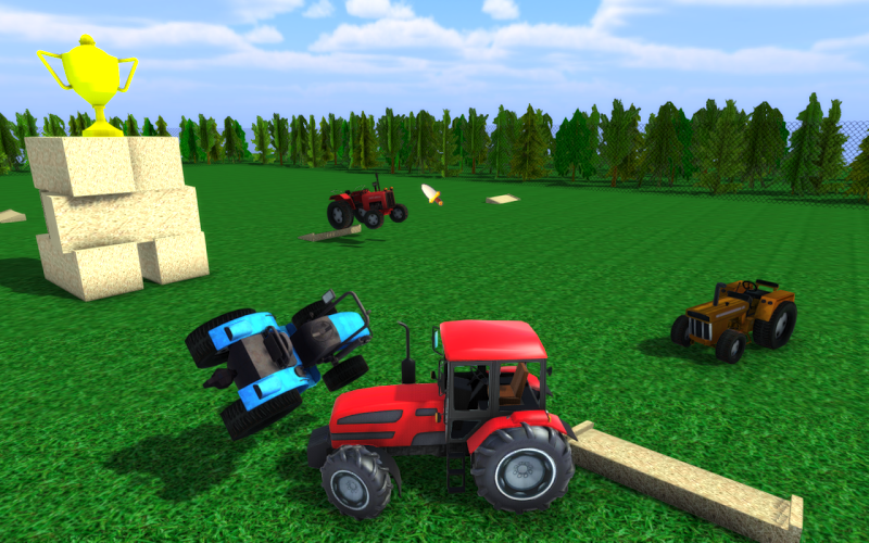 Toy Farming Tractor Battles 3D截图5