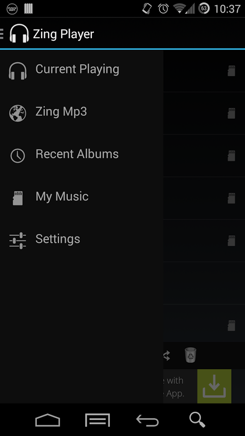 Zing Album Mp3 Player截图4