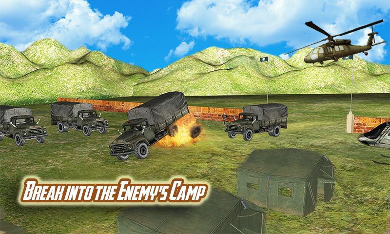 Commando Army Strike 3D截图1