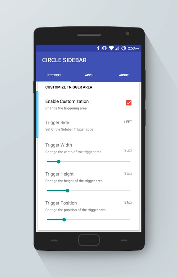 圆形侧边栏:Circle SideBar截图4