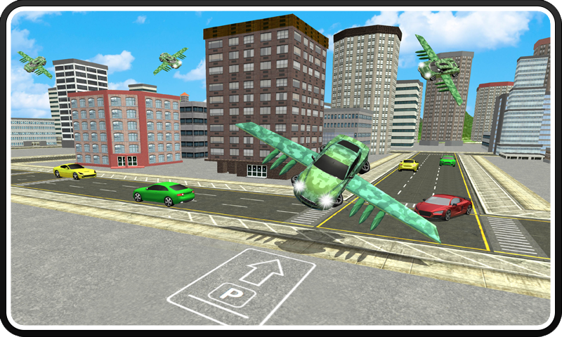 Army Flying Car Parking 3D截图4