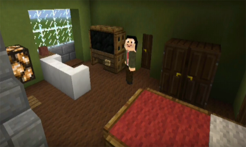 Mr-Bean Run for Minecraft USA截图1