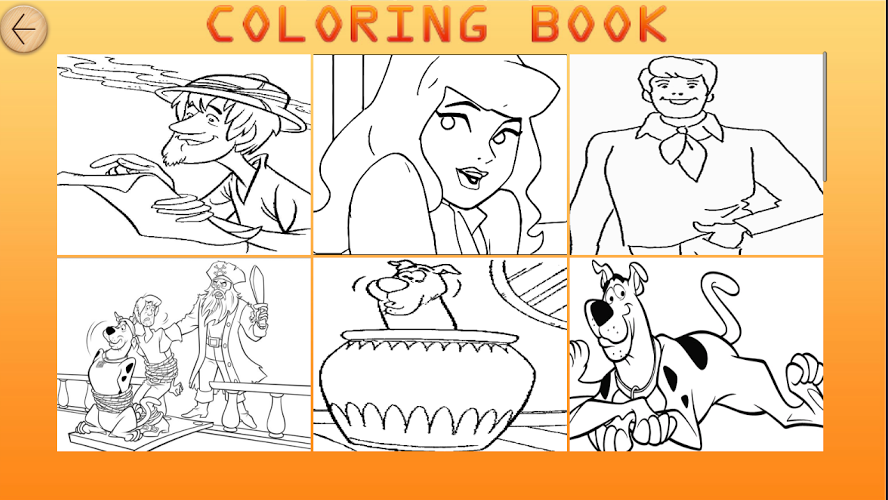 Coloring Book Scooby Doo截图2