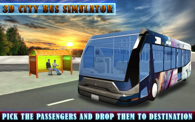 3D City Bus Simulator 2017截图2