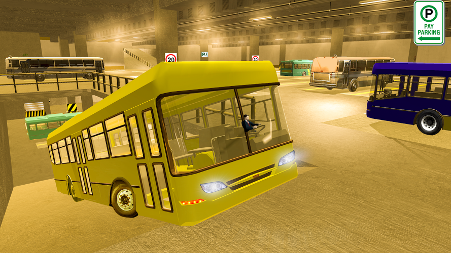 Coach Bus Parking Simulator 3D截图2