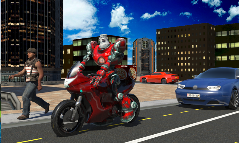 Scifi Robot Pizza Delivery截图5