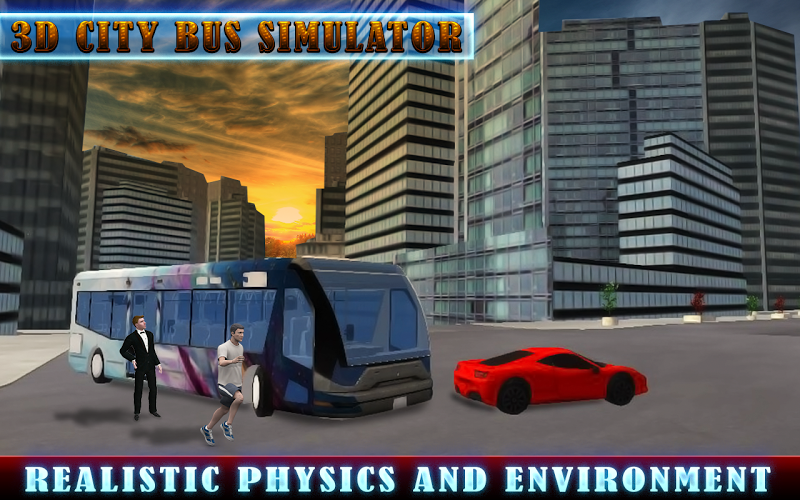 3D City Bus Simulator 2017截图1