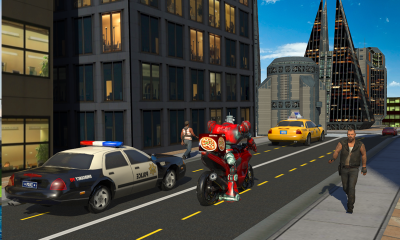 Scifi Robot Pizza Delivery截图4