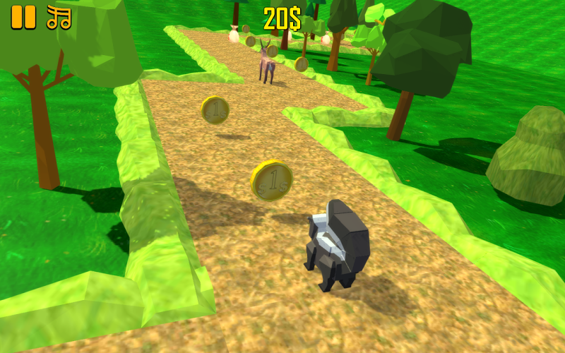 ZigZag Scream: Blocky Animals截图2