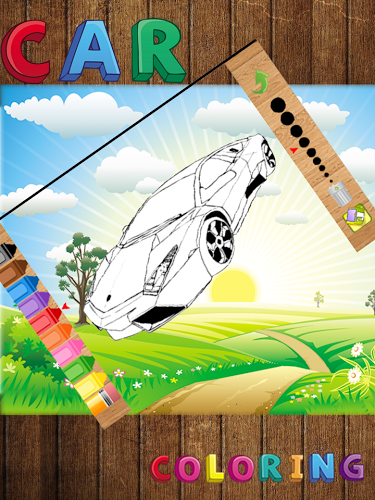 Car Coloring Book Game截图3