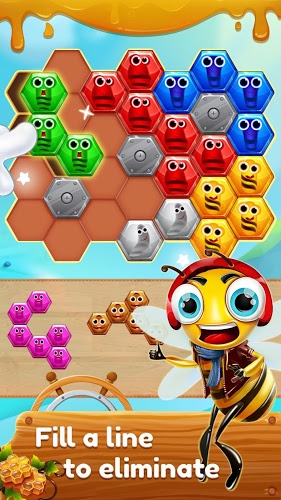 Bee Hexa - Block Puzzle截图3