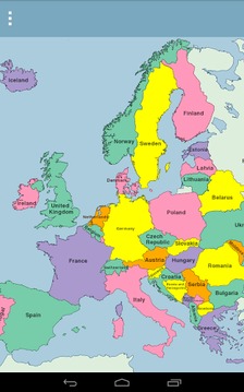 欧洲地图拼图截图