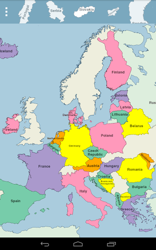 欧洲地图拼图截图2