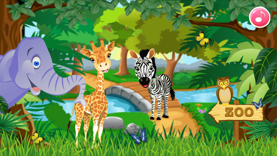 Baby Explore Zoo Animals Free!截图3