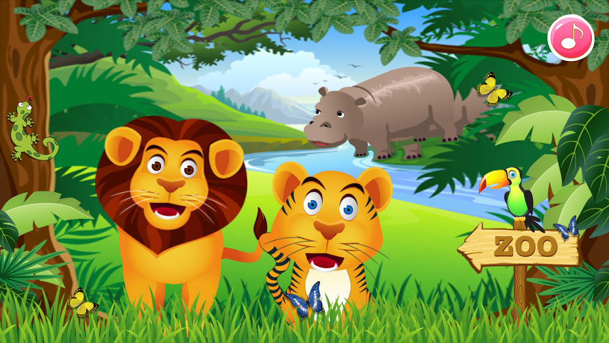 Baby Explore Zoo Animals Free!截图4