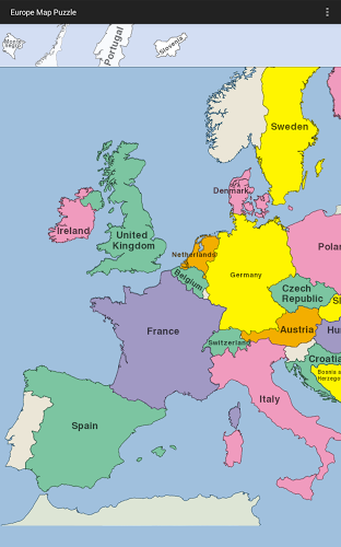 欧洲地图拼图截图5