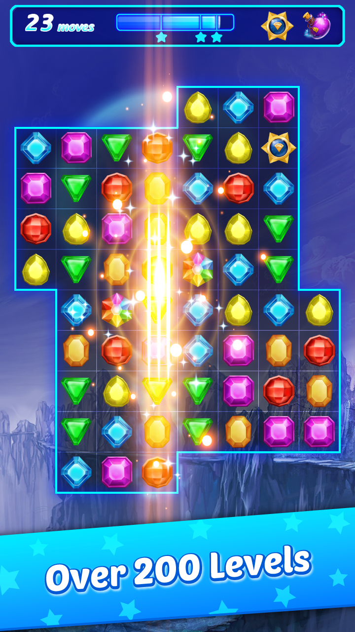 Jewel Pop Matching Gems puzzle截图5