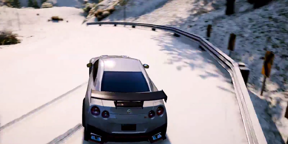 GTR Driving Nissan Winter截图1