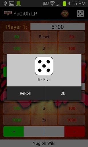 Yu-Gi-Oh LifePoint Calculator!截图6